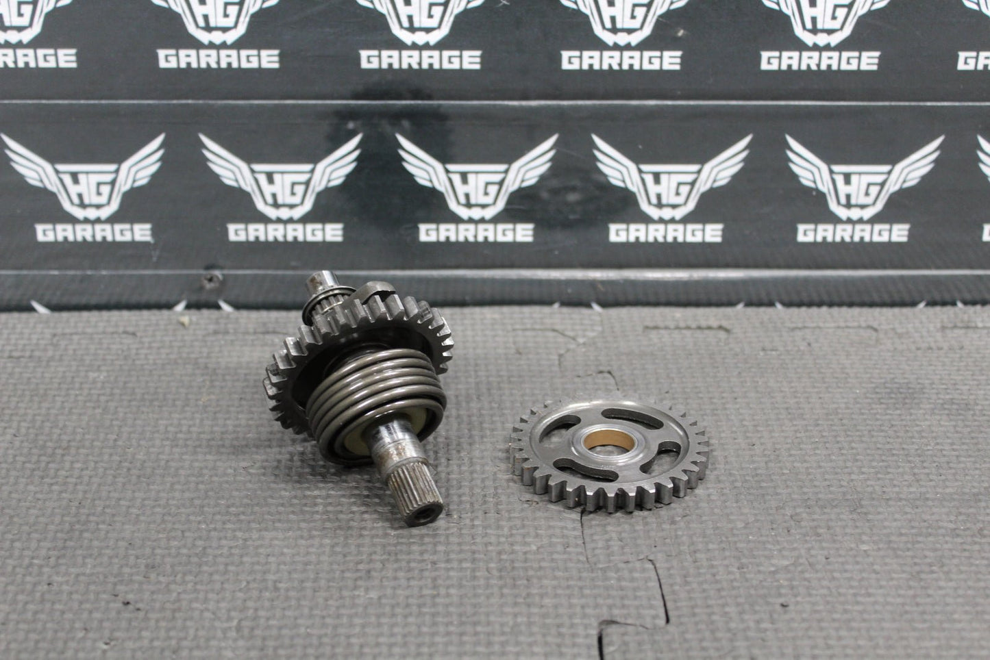 1994 KAWASAKI KX125 OEM KICKSTART KICK START SHAFT W IDLER GEAR 13066 - 1019 - hggarage