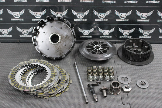 2009 KAWASAKI KX250F COMPLETE HINSON BILLET CLUTCH W PLATES BASKET HUB ASSEMBLY