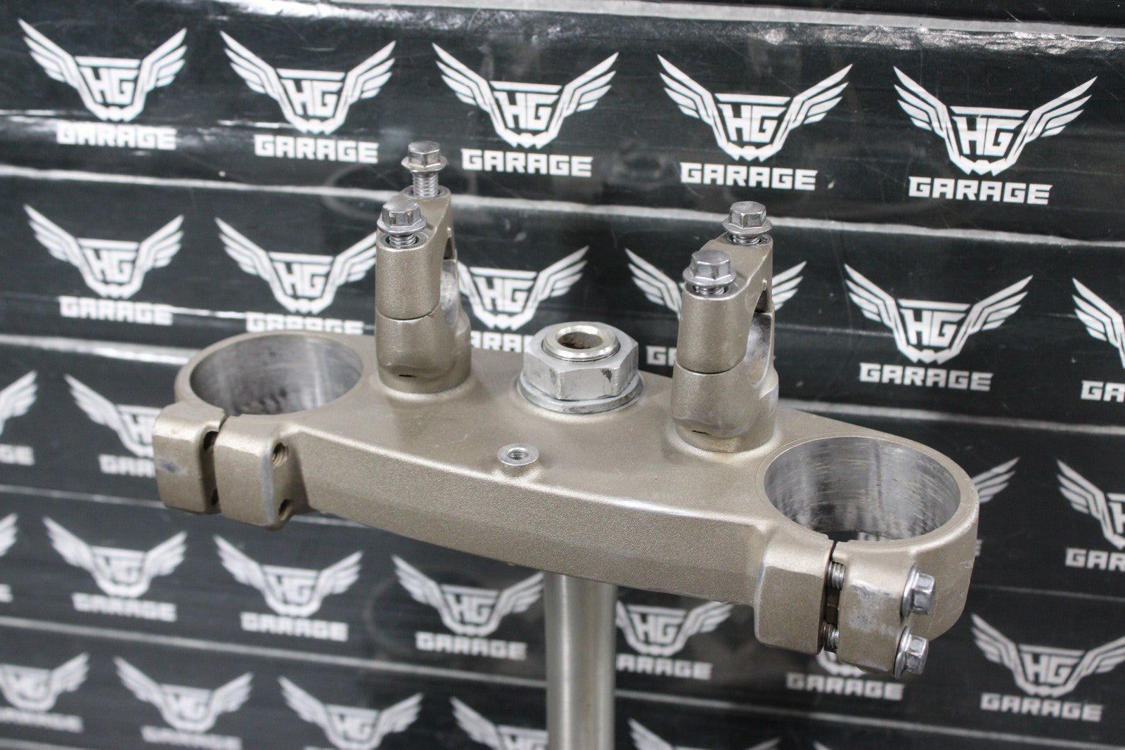 2006 YAMAHA 06 - 14 YZ450F OEM FRONT FORKS LOWER UPPER TRIPLE TREE STEM SET - hggarage