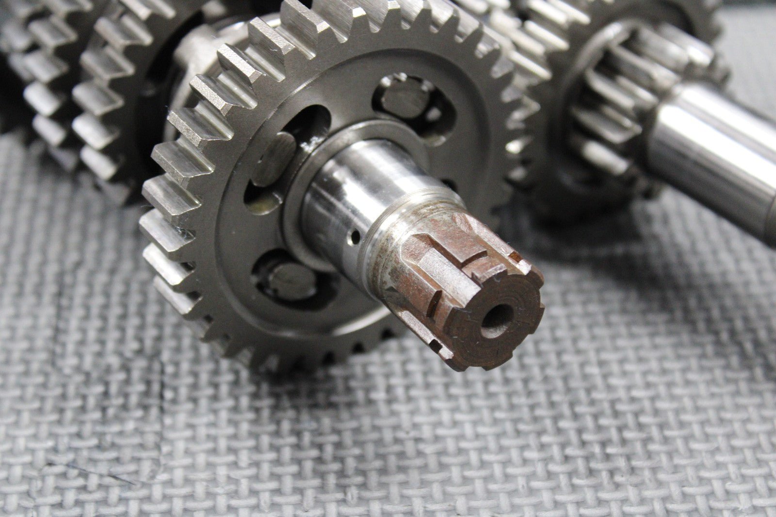 1991 HONDA 90 - 95 XR250R OEM TRANSMISSION TRANNY GEARBOX GEARS SHIFT FORKS GOOD! - hggarage