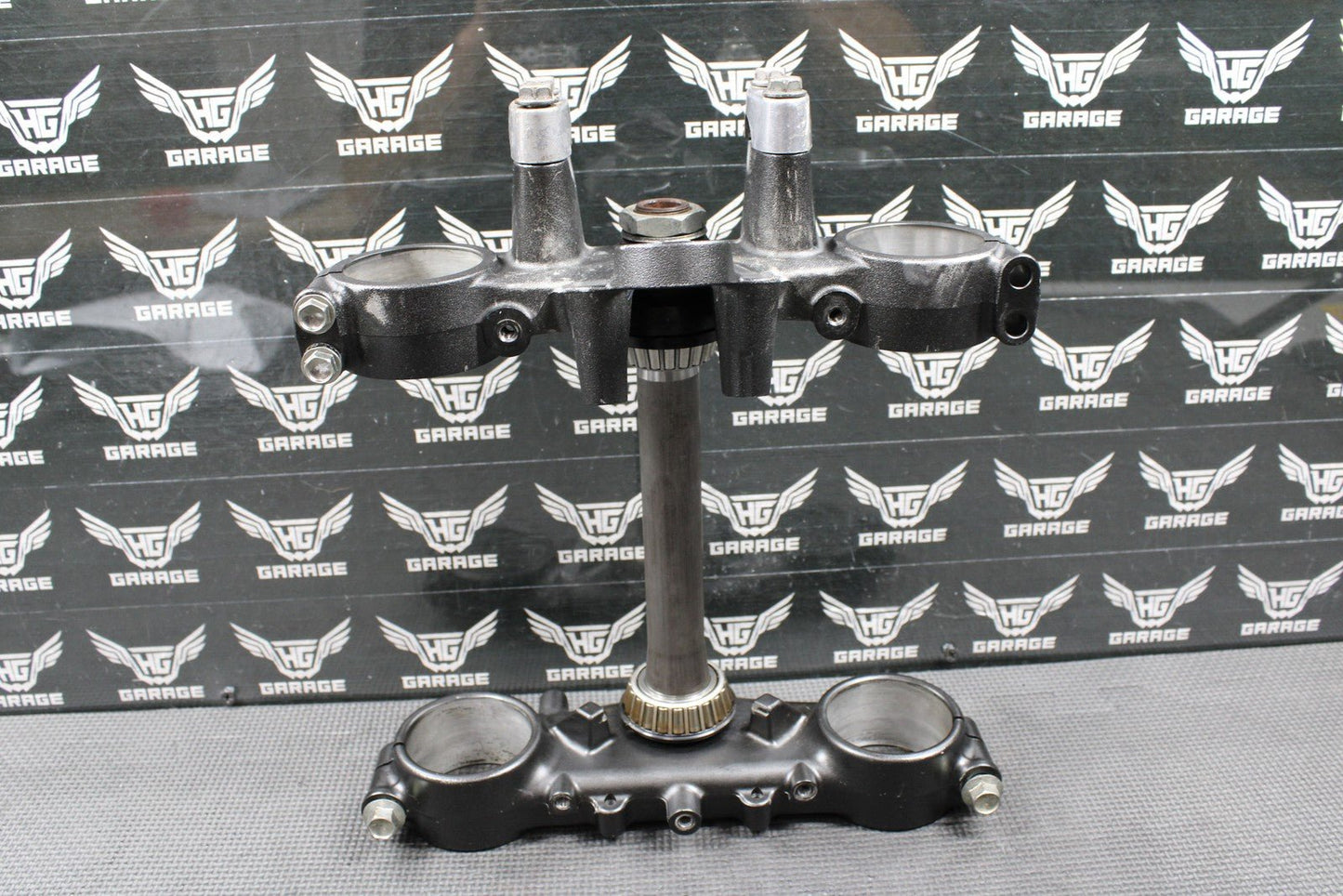 2009 KAWASAKI 09 - 20 KLX250 KLX250SF OEM FRONT FORKS TRIPLE TREE BAR CLAMP STEM - hggarage