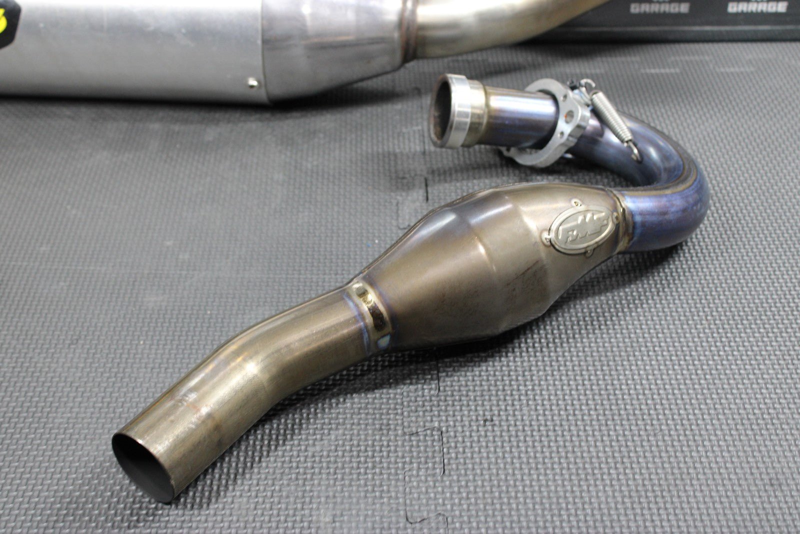 2007 HONDA CRF450R FMF POWERCORE 4 SLIPON PIPE W/ MEGABOMB TITANIUM HEADER PIPE - hggarage
