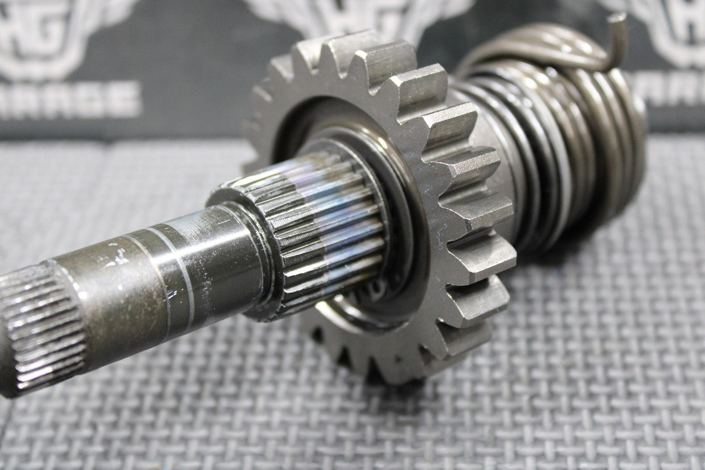 1991 HONDA 88 - 95 XR250R OEM KICKSTART KICK START SHAFT SPINDLE GEAR RATCHET NICE - hggarage
