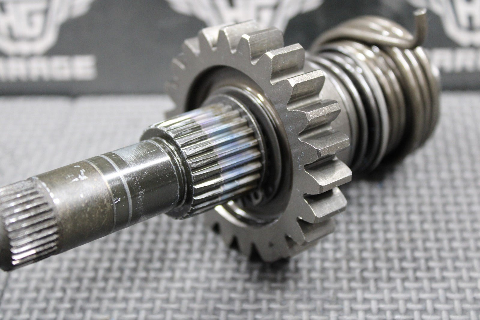 1991 HONDA 88 - 95 XR250R OEM KICKSTART KICK START SHAFT SPINDLE GEAR RATCHET NICE - hggarage