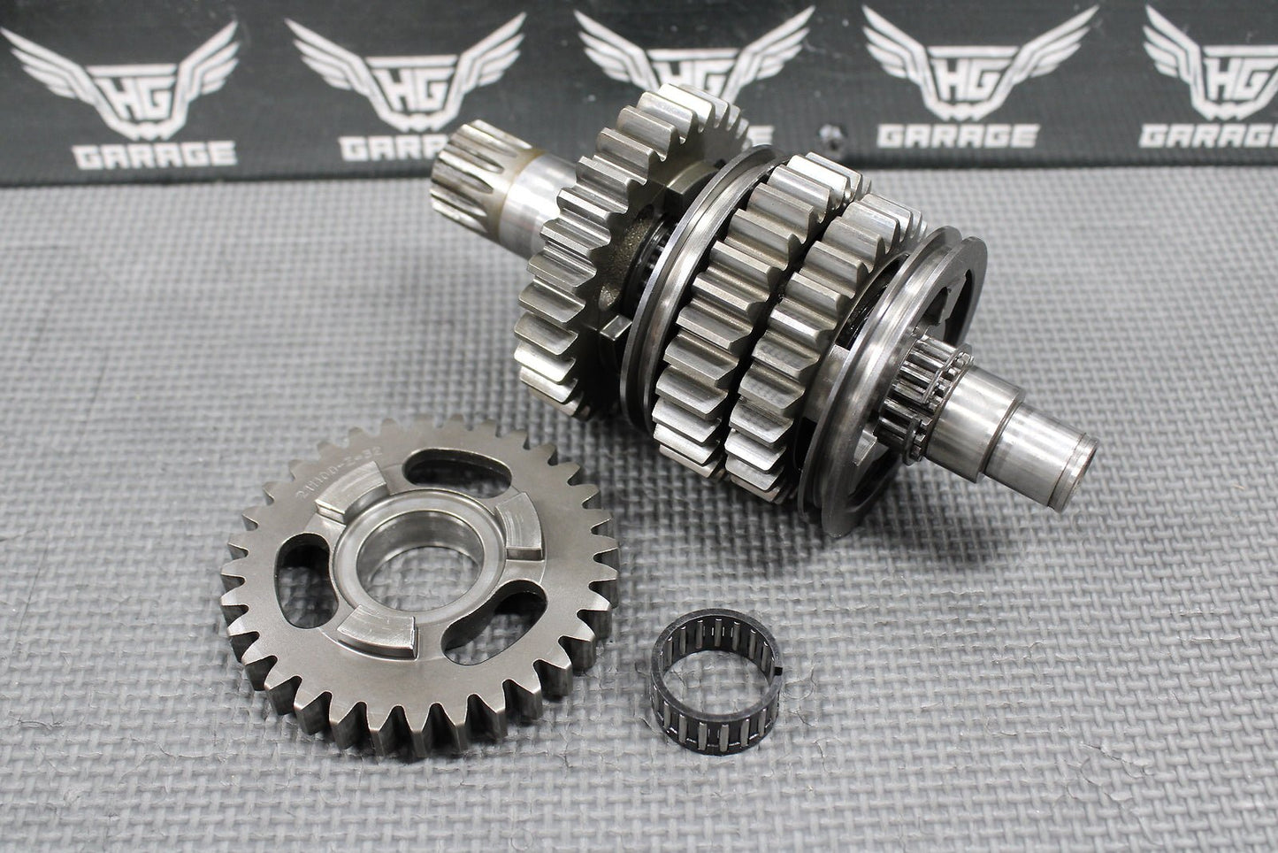 2008 KTM 07 - 09 450 SXF OEM ENGINE TRANSMISSION TRANNY GEARS GEARBOX SHIFT FORKS - hggarage