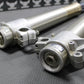 2003 KAWASAKI KLX400SR OEM SHOWA RIGHT LEFT FRONT SUSPENSION FORKS SHOCKS GOOD! - hggarage