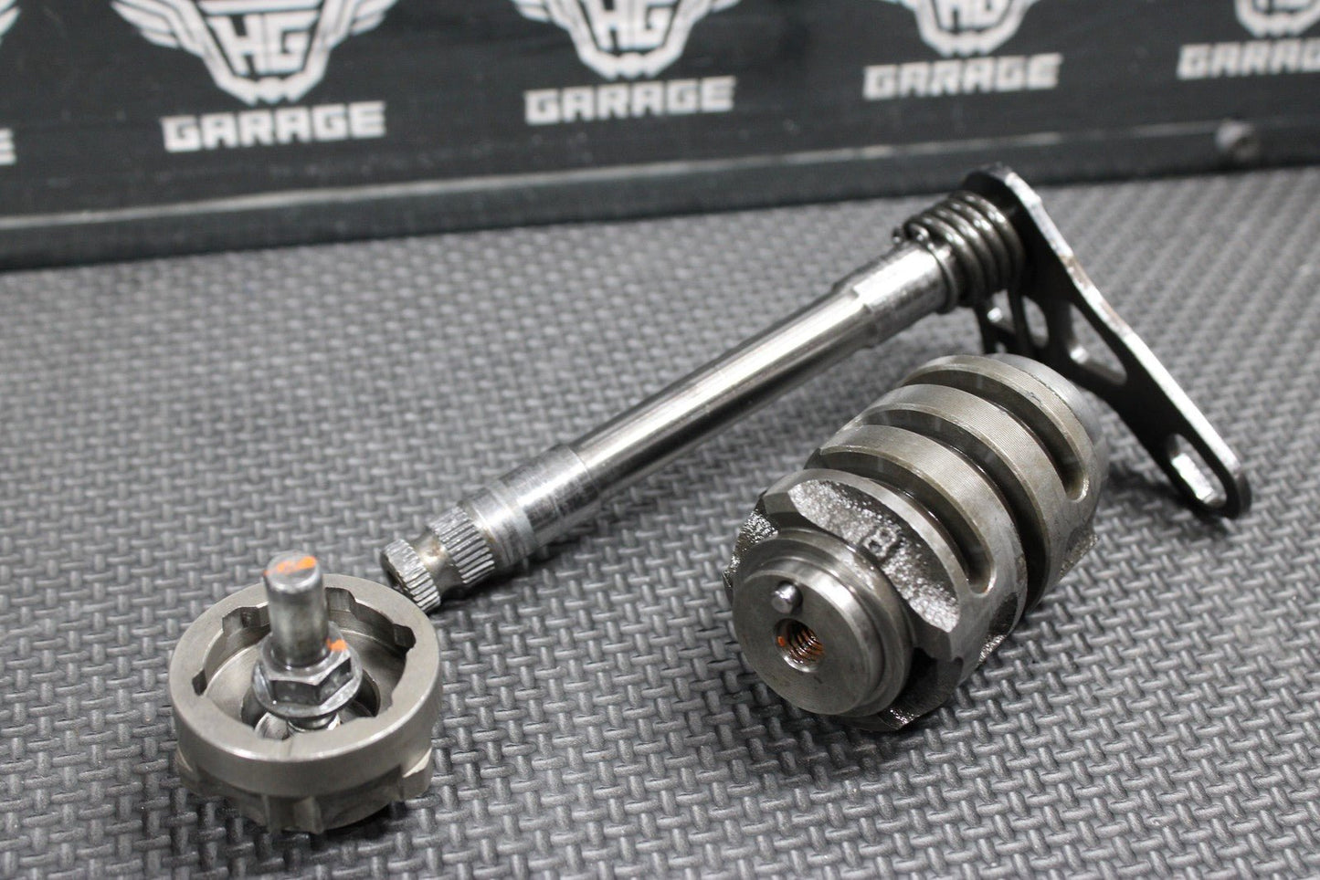 1999 98 - 01 HONDA CR125R OEM TRANSMISSION TRANNY TRANS GEARBOX SHIFT FORKS DRUM - hggarage