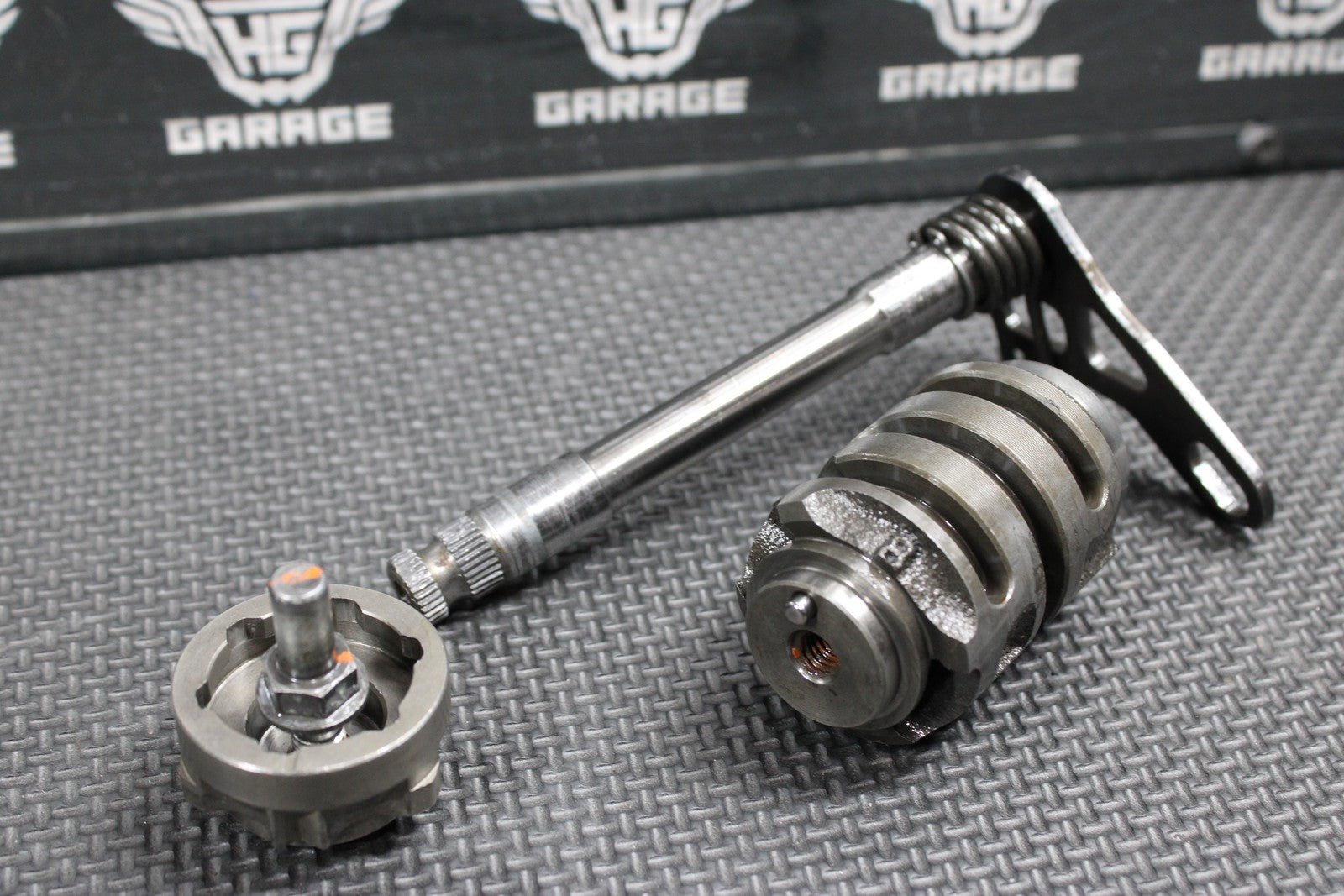1999 98 - 01 HONDA CR125R OEM TRANSMISSION TRANNY TRANS GEARBOX SHIFT FORKS DRUM - hggarage