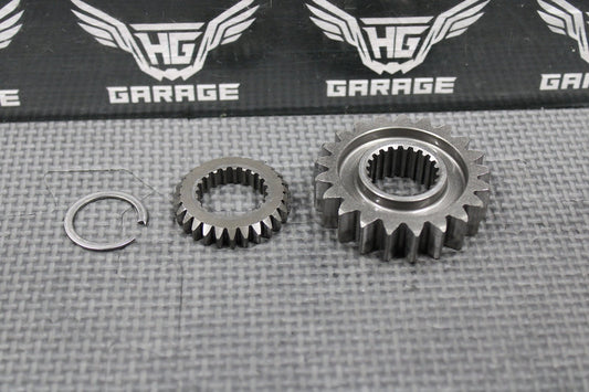2003 02 - 04 KAWASAKI KX250 OEM ENGINE CRANKSHAFT PRIMARY MAIN DRIVE GEARS SET - hggarage