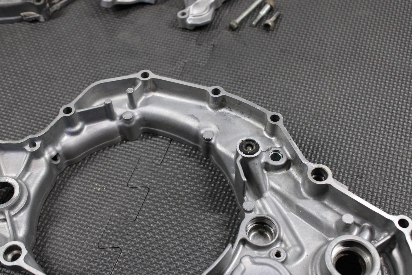 2006 YAMAHA YZ450F 06 - 09 ENGINE MOTOR INNER OUTER CLUTCH COVER WATERPUMP - hggarage