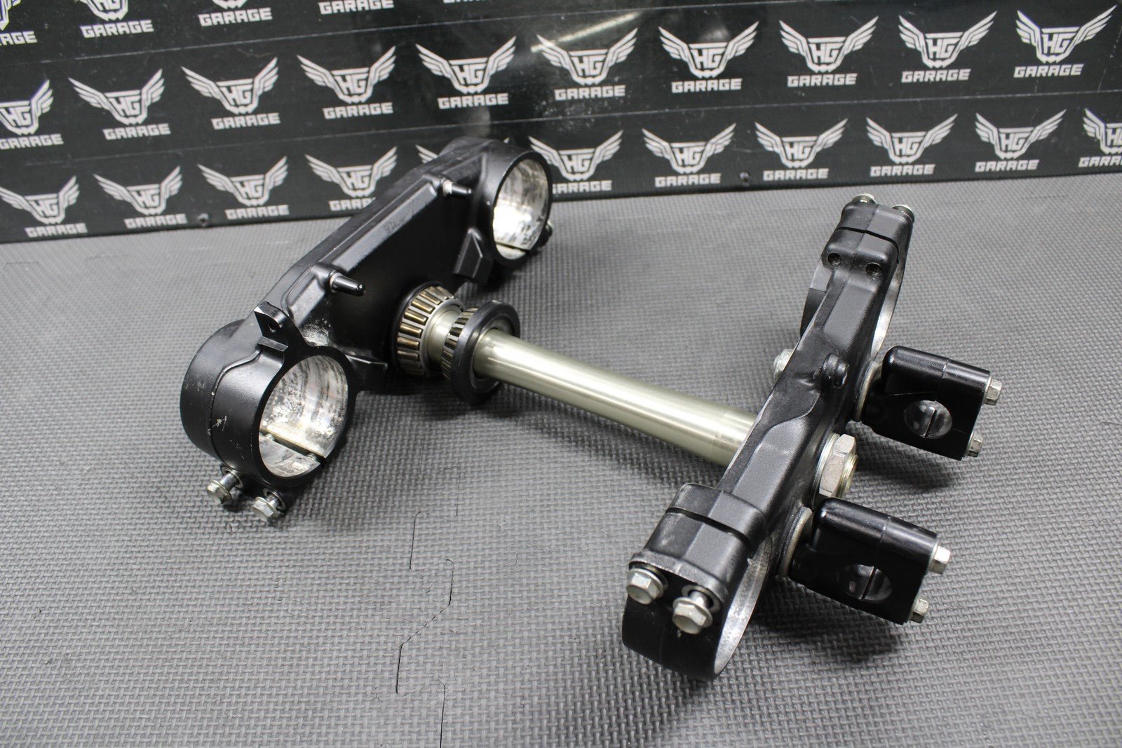 2014 KAWASAKI 13 - 14 KX250F OEM FRONT FORKS LOWER UPPER TRIPLE TREE BAR CLAMP - hggarage