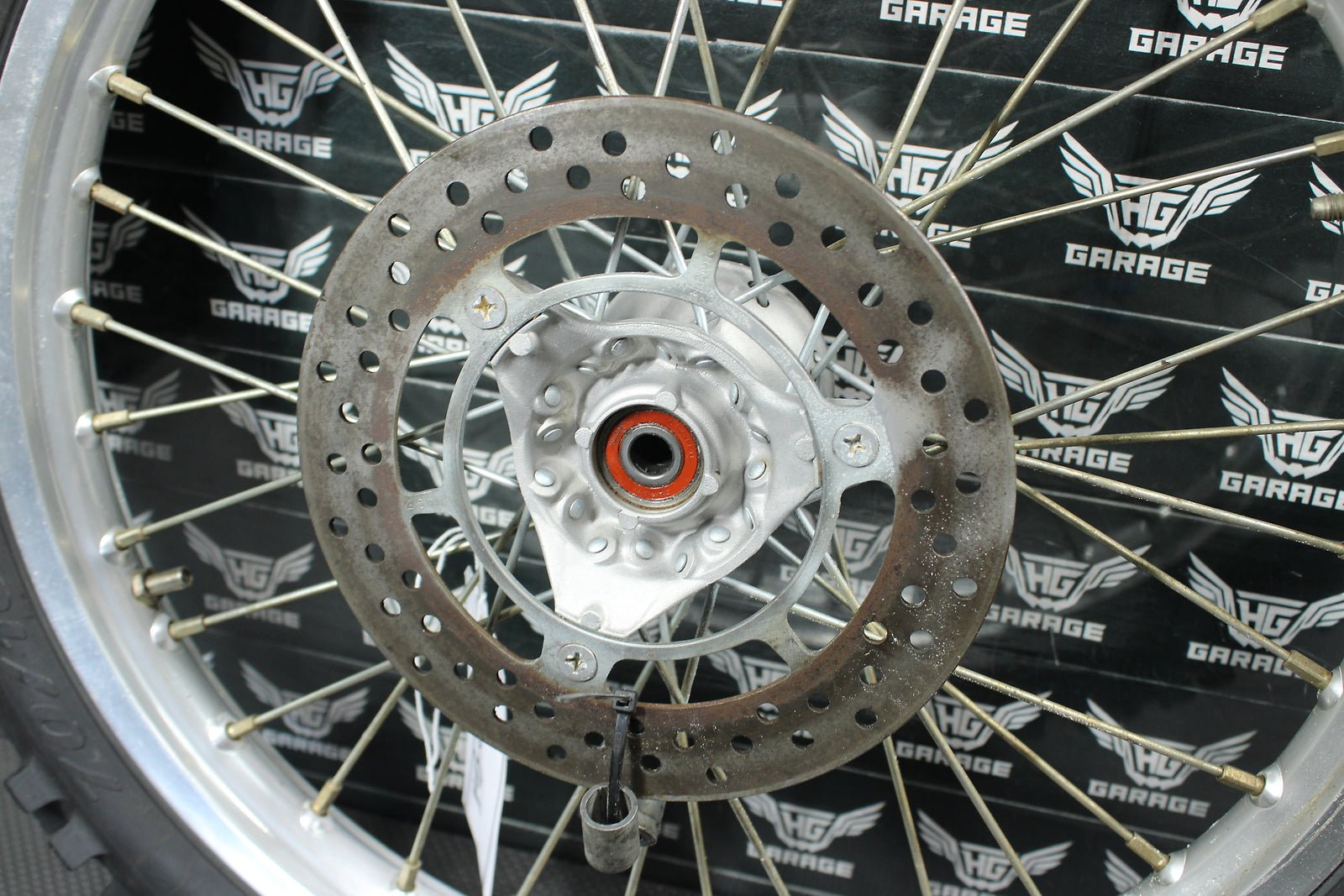 1993 Honda CR80R OEM 17x1.40 Front Wheel Rim 44601 - GC4 - 600 44701 - GC4 - 601 - hggarage