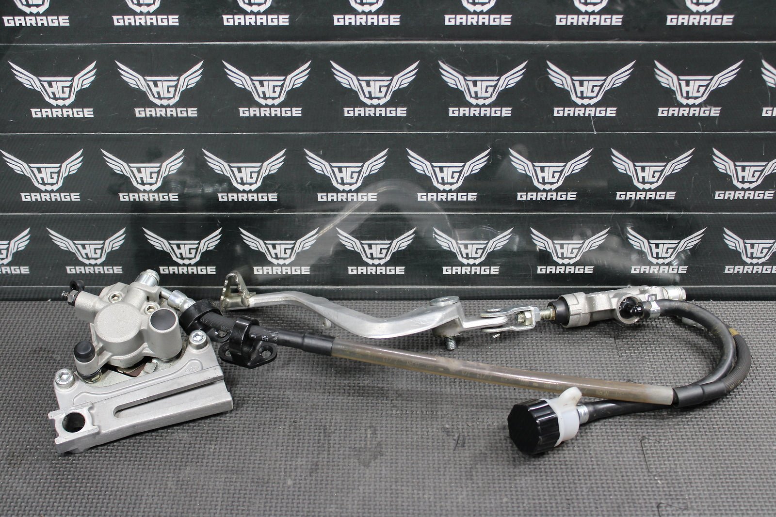 2020 KAWASAKI KX100 BIGWHEEL OEM NISSIN REAR BACK BRAKE CALIPER MASTER CYLINDER - hggarage