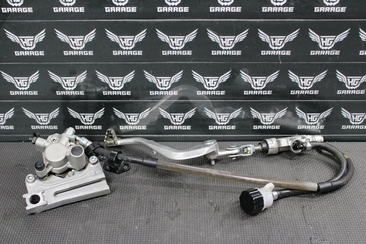 2020 KAWASAKI KX100 BIGWHEEL OEM NISSIN REAR BACK BRAKE CALIPER MASTER CYLINDER - hggarage