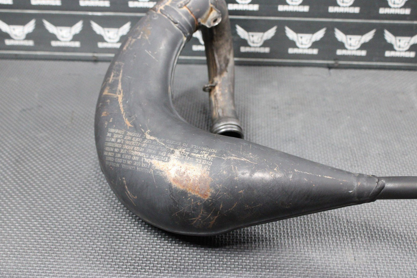 2007 YAMAHA YZ85 OEM EXHAUST PIPE HEADER EXPANSION CHAMBER 5PA - 14610 - 00 - 00 - hggarage
