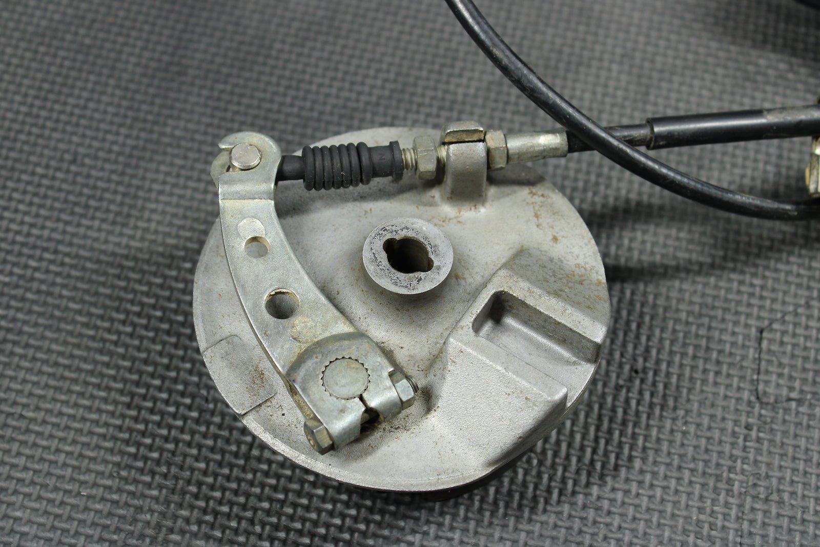 1998 Kawasaki KX60 90 - 03 OEM Front Brake Drum Cable Lever Complete Assembly - hggarage