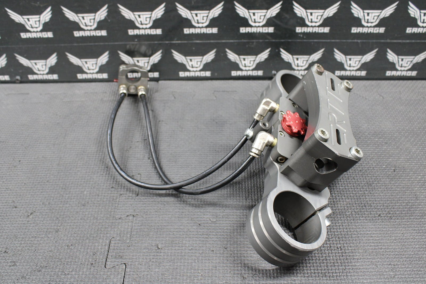 00 - 03 HONDA CR125R CR250R RTT REMOTE STEERING STABILIZER TRIPLE CLAMP BAR MOUNT - hggarage
