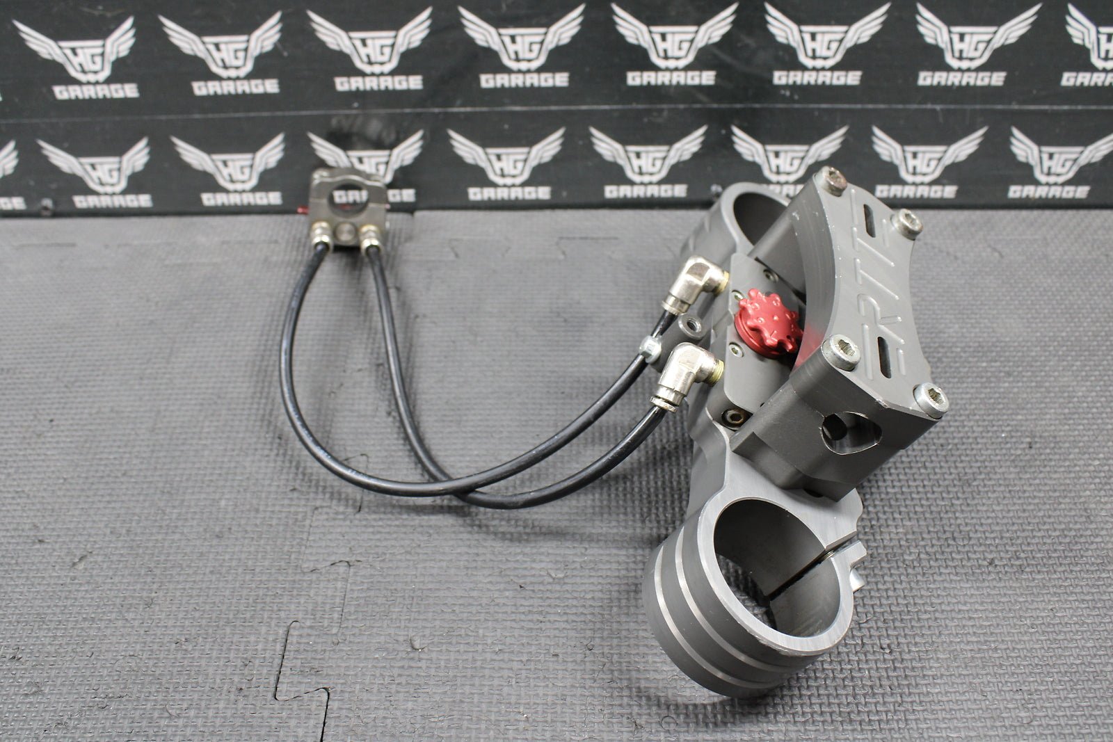 00 - 03 HONDA CR125R CR250R RTT REMOTE STEERING STABILIZER TRIPLE CLAMP BAR MOUNT - hggarage
