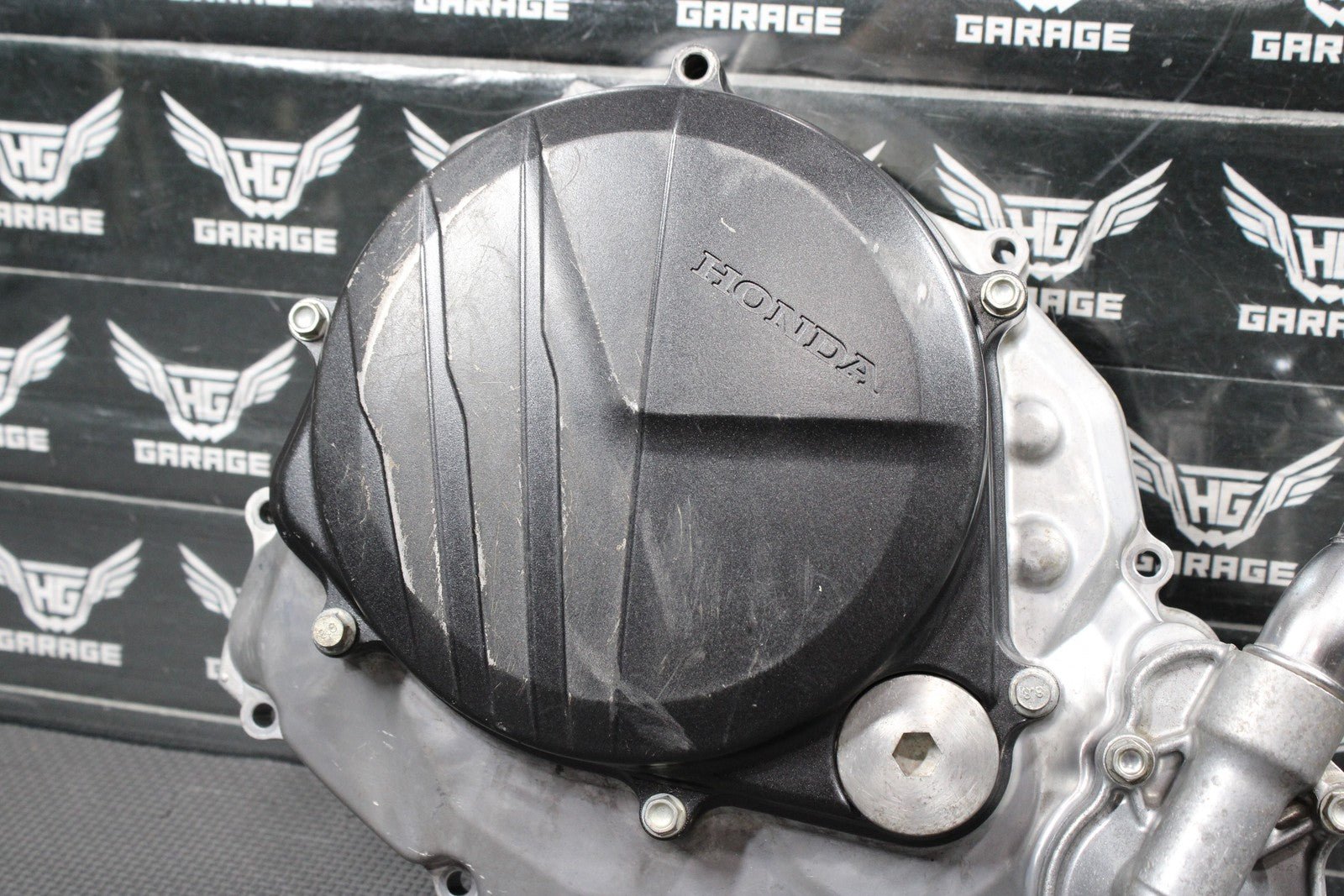 2019 HONDA CRF450RX OEM RIGHT SIDE INNER OUTER ENGINE CLUTCH COVER WATERPUMP - hggarage
