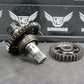 2002 2003 HONDA CRF450R OEM KICKSTART KICK START SHAFT W IDLER GEAR - hggarage