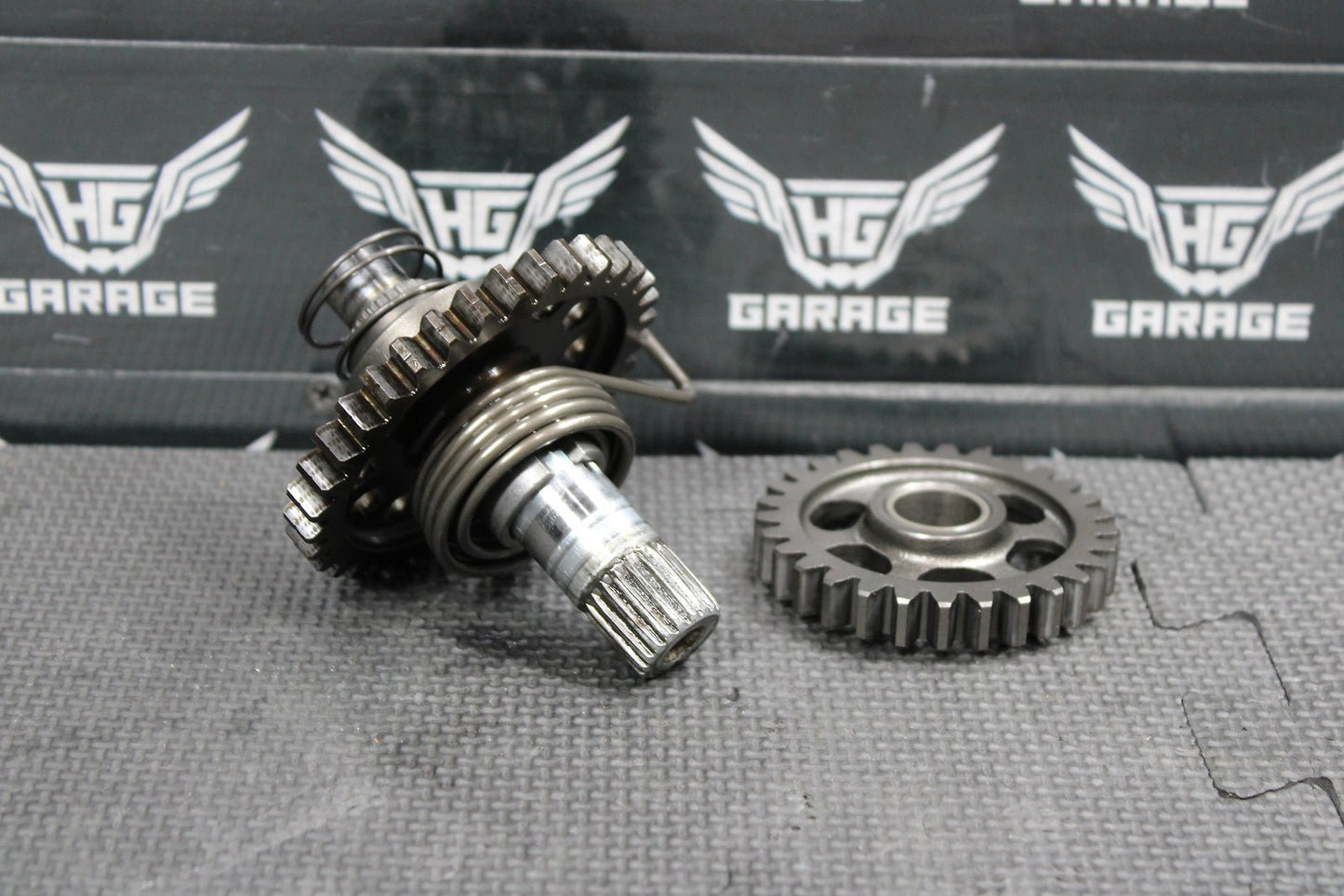 2002 2003 HONDA CRF450R OEM KICKSTART KICK START SHAFT W IDLER GEAR - hggarage