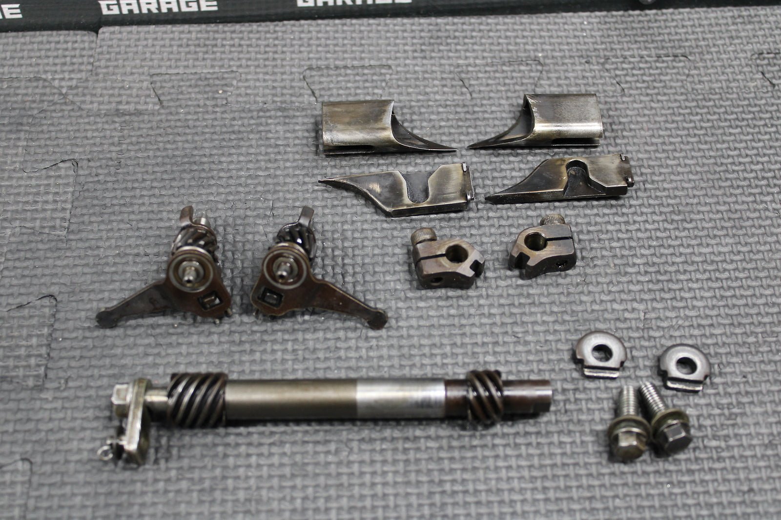 1997 93 - 97 HONDA CR125R OEM HPP POWERVALVE POWER VALVE PINION SHAFT VALVES ASSY - hggarage