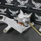 2009 HONDA CRF450R OEM NISSIN REAR BACK BRAKE CALIPER MASTER CYLINDER ASSEMBLY - hggarage