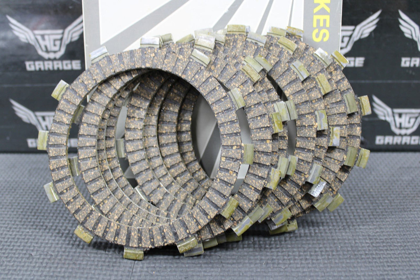 BRAND NEW PREMIER 1990 - 1992 KAWASAKI KX125 CLUTCH FRICTION FIBER PLATES CK4485 - hggarage
