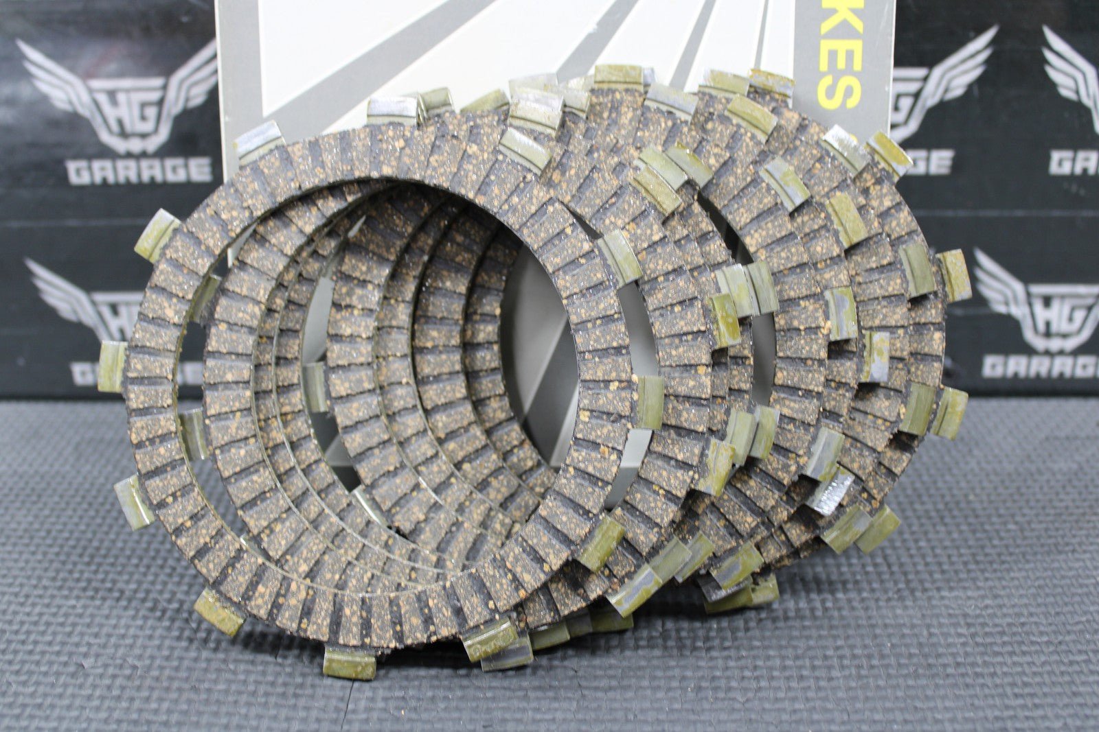 BRAND NEW PREMIER 1990 - 1992 KAWASAKI KX125 CLUTCH FRICTION FIBER PLATES CK4485 - hggarage