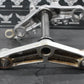 1987 YAMAHA TW200 OEM FRONT FORKS LOWER UPPER TRIPLE TREE STEM CLAMP ASSEMBLY - hggarage