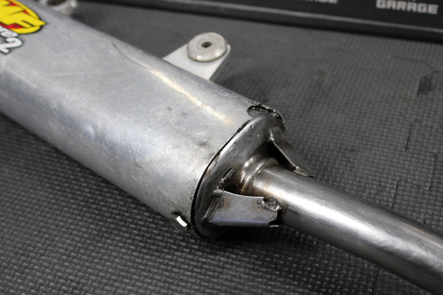 2000 KTM 250 EXC FMF MUFFLER EXHAUST SILENCER SLIP ON PIPE PARTS/REPAIR - hggarage