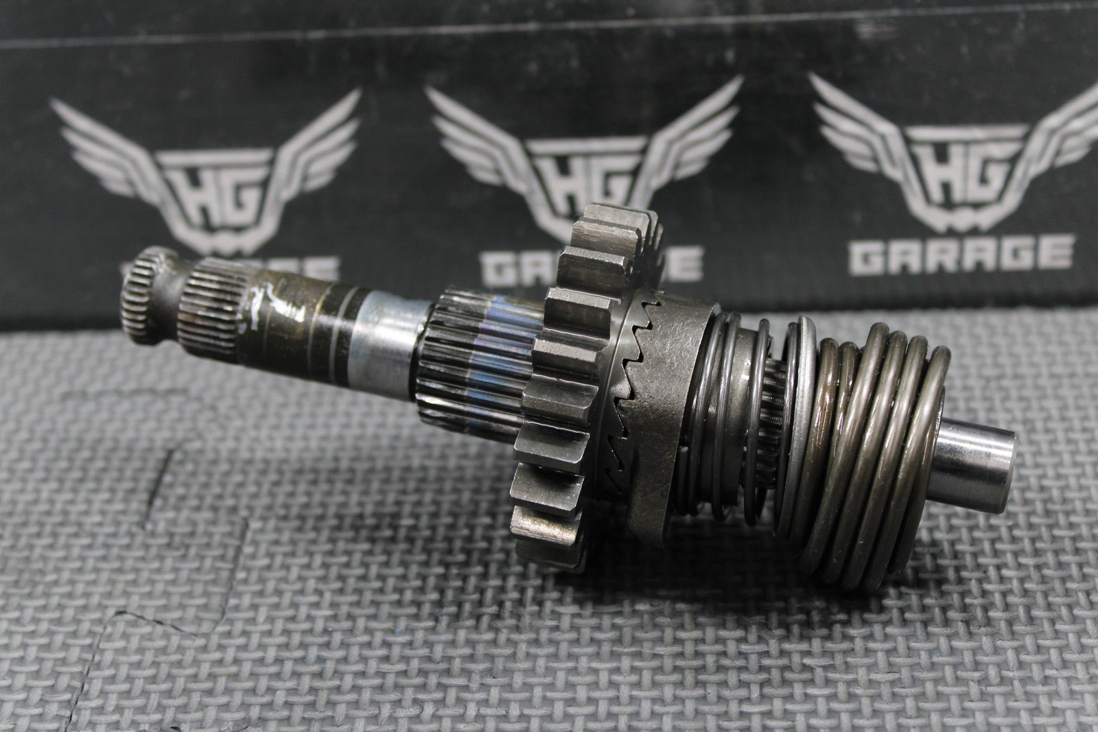 1991 HONDA 88 - 95 XR250R OEM KICKSTART KICK START SHAFT SPINDLE GEAR RATCHET NICE - hggarage