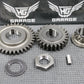 2000 SUZUKI DRZ400 OEM ENGINE CRANKSHAFT PRIMARY MAIN DRIVE TIMING GEARS SET - hggarage