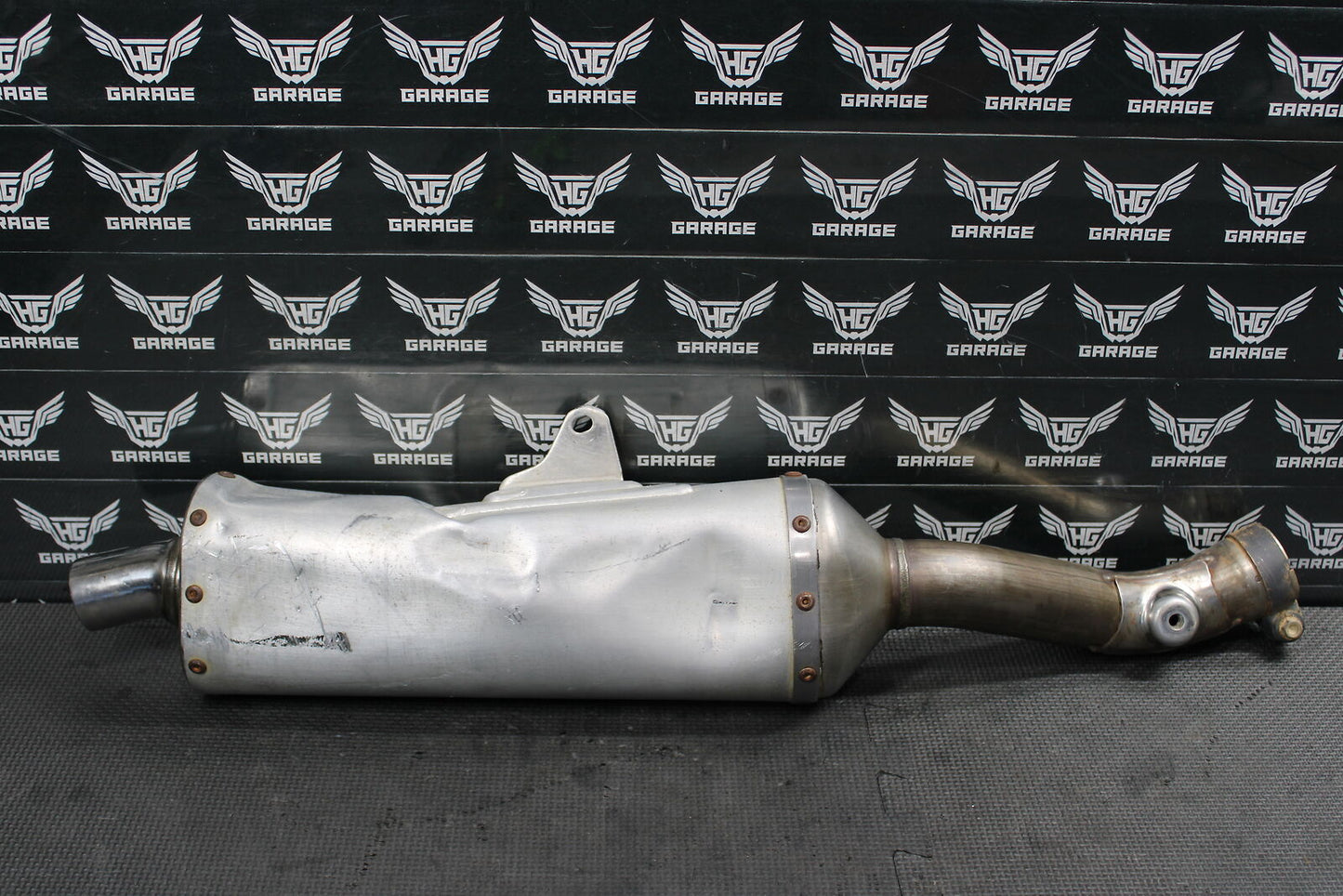 2003 HONDA CRF450R OEM MUFFLER EXHAUST SILENCER SLIP ON PIPE 18310-MEB-770