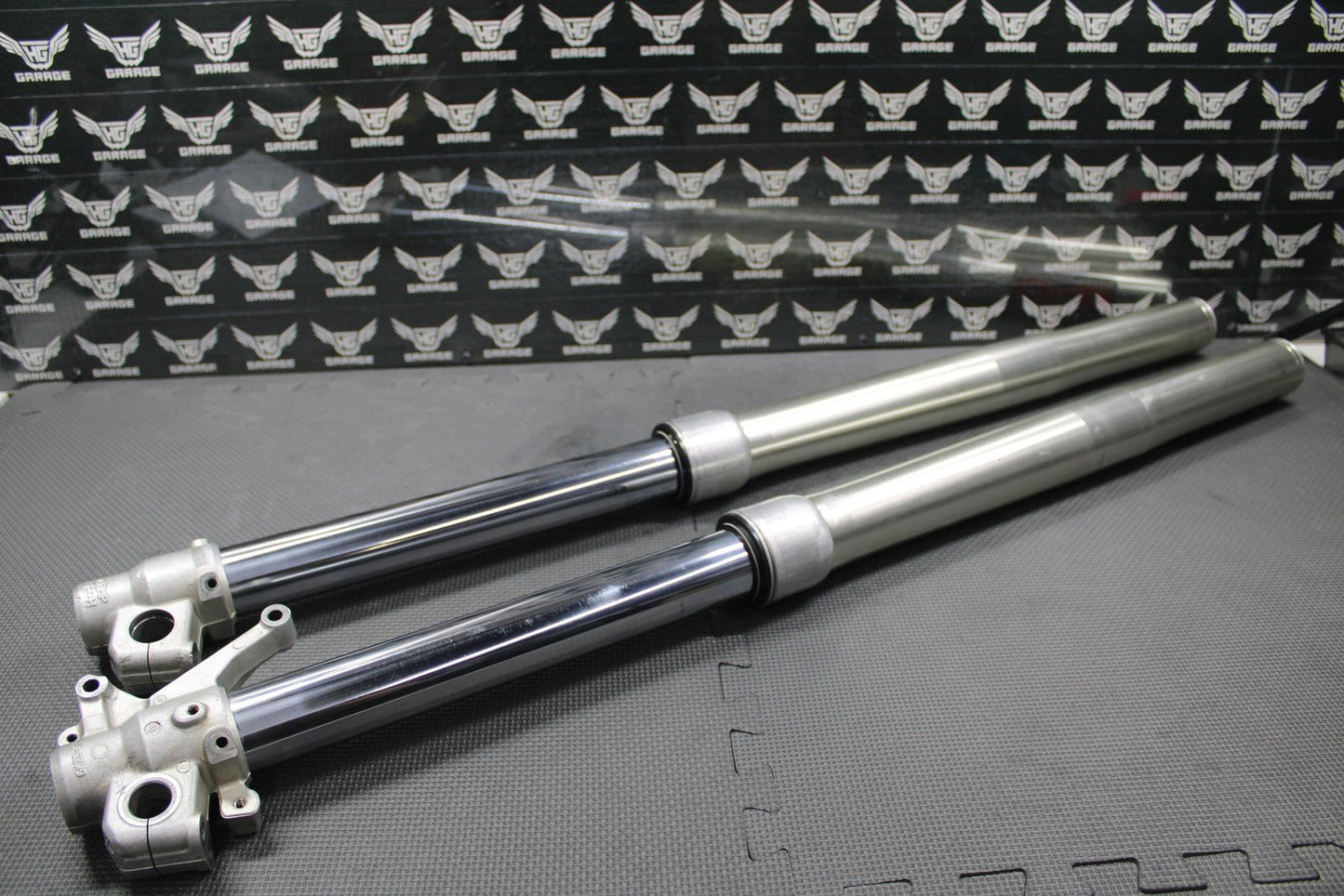 2001 HONDA CR125R OEM RIGHT LEFT FRONT SUSPENSION FORKS SHOCKS 51400 - KZ4 - J31ZA - hggarage
