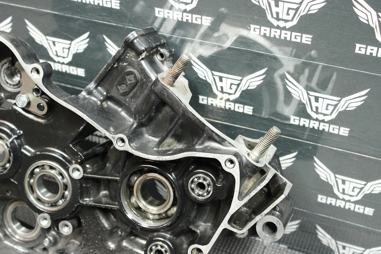 1996 HONDA CR125R OEM RIGHT ENGINE MOTOR CRANKCASE CRANK CASES BLOCK - hggarage