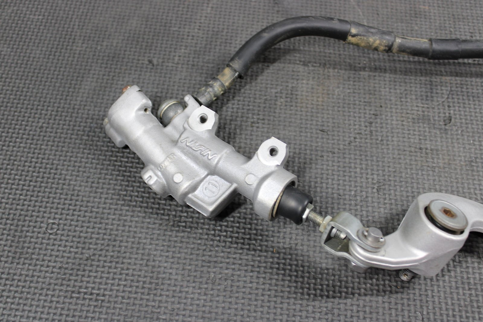 2008 YAMAHA YZ450F OEM NISSIN REAR BACK BRAKE CALIPER MASTER CYLINDER LEVER - hggarage