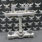2001 00 - 03 HONDA CR125R OEM FRONT FORKS LOWER UPPER TRIPLE TREE STEM BAR CLAMP - hggarage