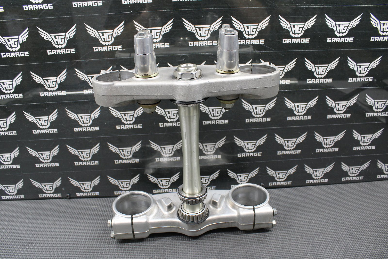 2001 00 - 03 HONDA CR125R OEM FRONT FORKS LOWER UPPER TRIPLE TREE STEM BAR CLAMP - hggarage