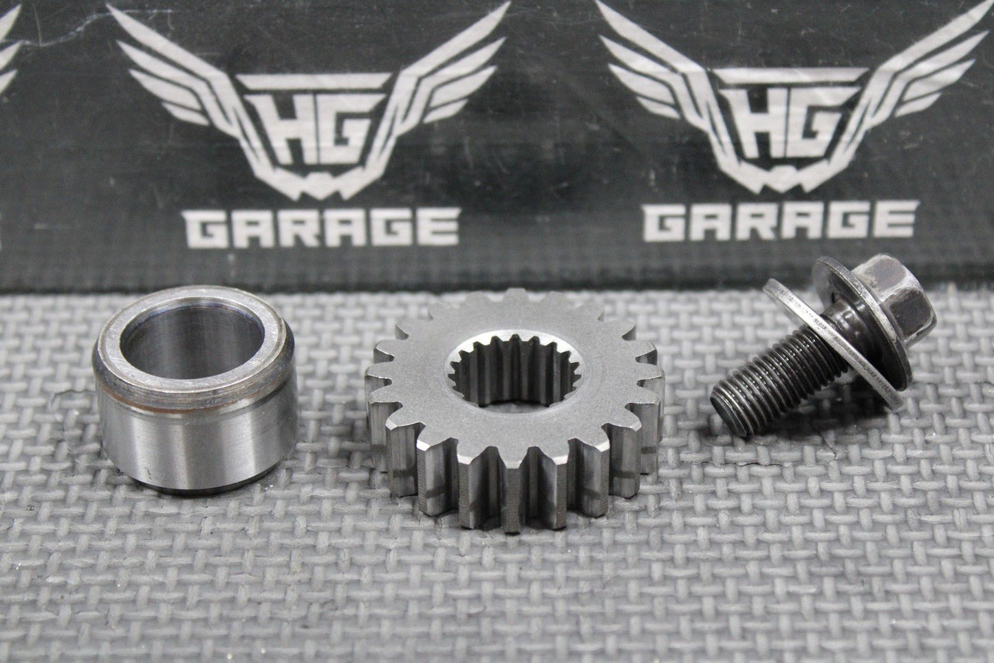 1988 87 - 07 HONDA CR125R OEM CRANKSHAFT PRIMARY MAIN DRIVE GEAR & COLLAR - hggarage