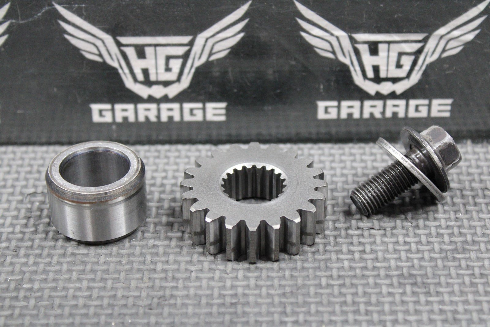 1988 87 - 07 HONDA CR125R OEM CRANKSHAFT PRIMARY MAIN DRIVE GEAR & COLLAR - hggarage