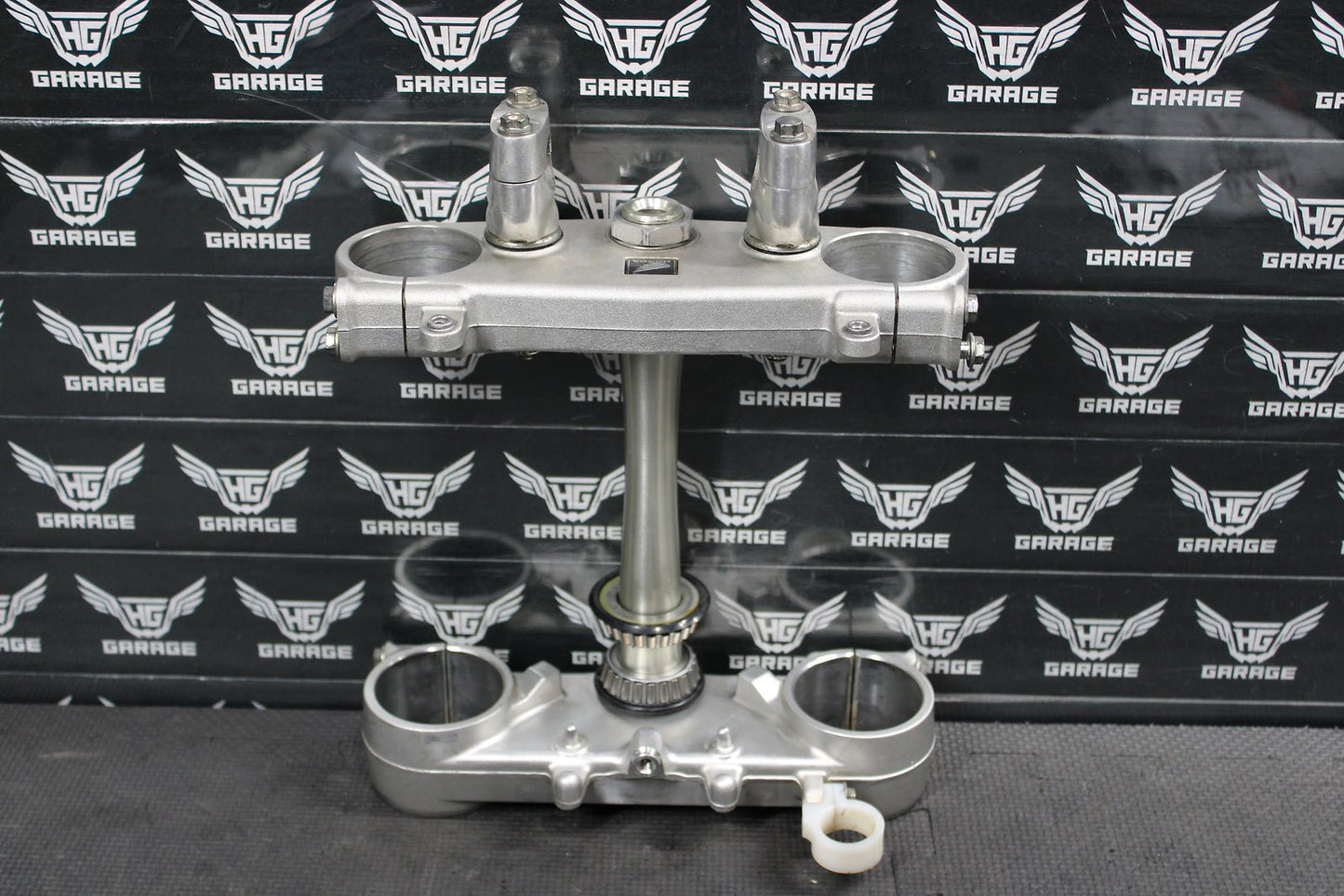 2013 HONDA CRF450R OEM FRONT FORKS LOWER UPPER TRIPLE TREE STEM CLAMP NICE! - hggarage