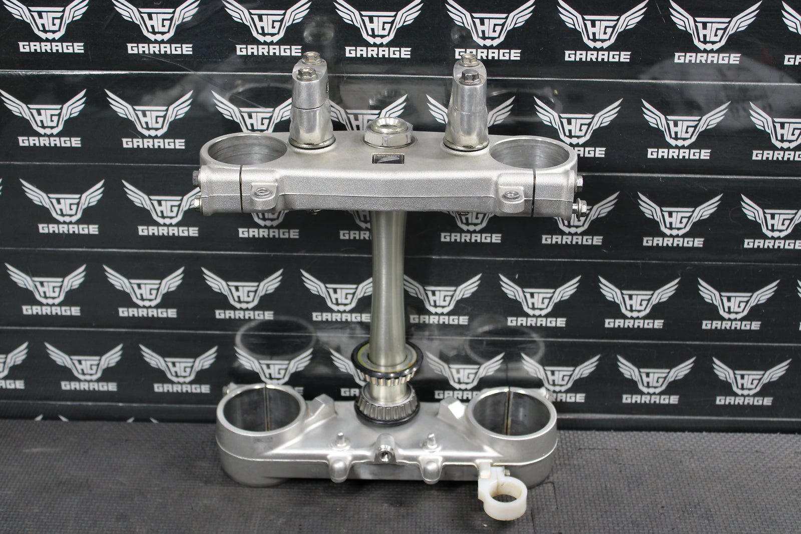 2013 HONDA CRF450R OEM FRONT FORKS LOWER UPPER TRIPLE TREE STEM CLAMP NICE! - hggarage