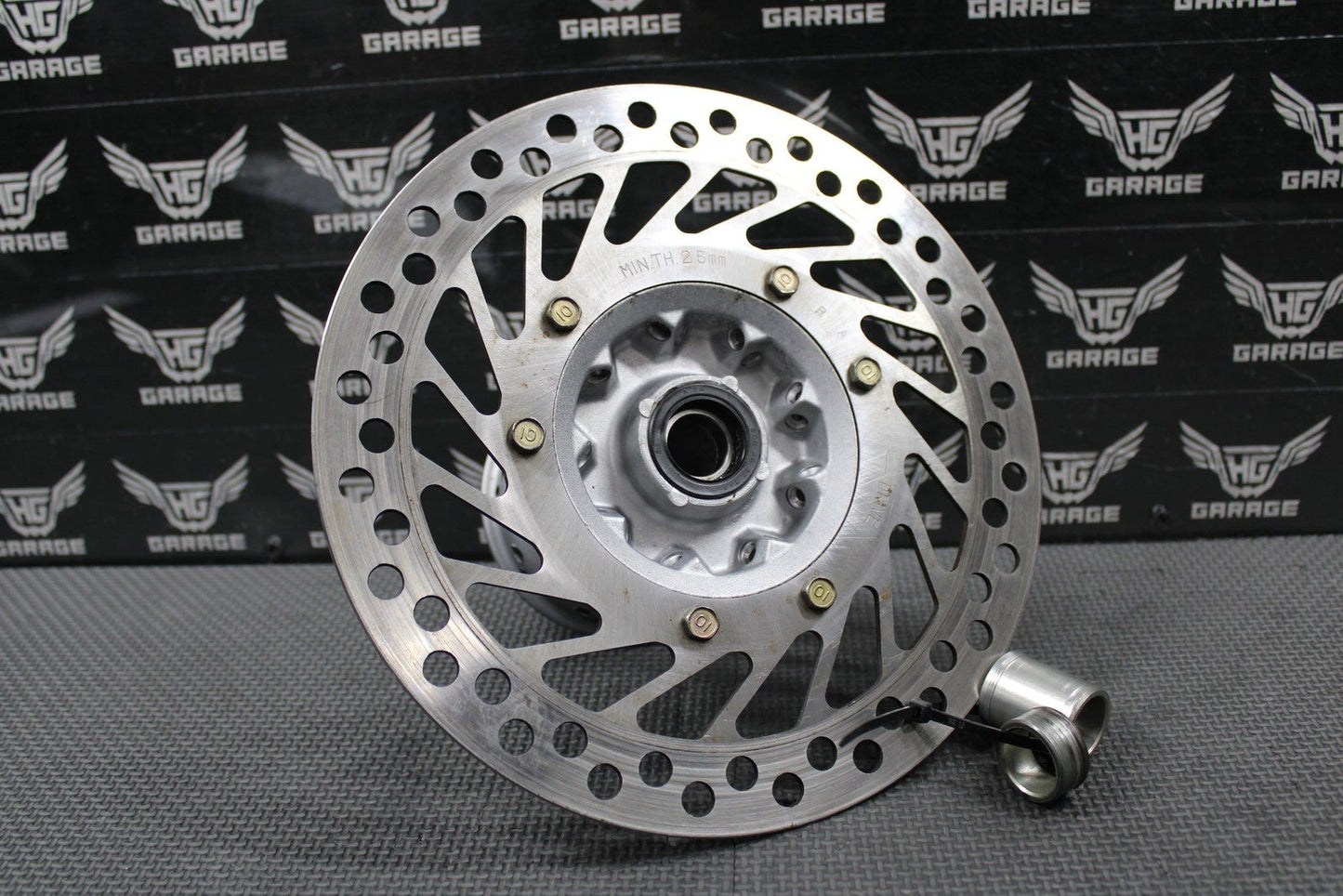 1995 HONDA 95 - 97 CR500R 95 - 96 CR250R OEM FRONT WHEEL RIM HUB ROTOR 44601 - MAC - 680 - hggarage
