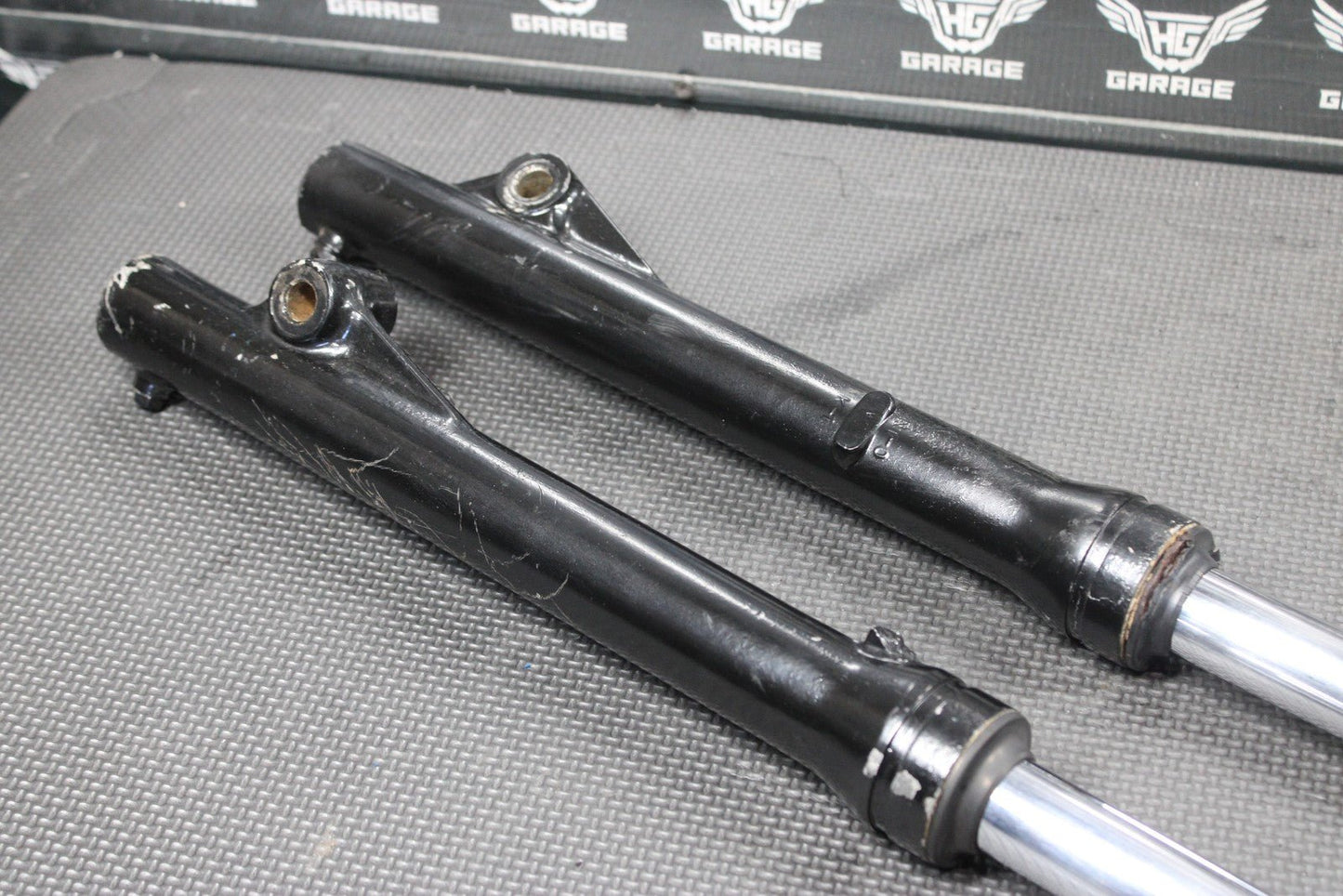 1997 YAMAHA RT100 OEM RIGHT LEFT FRONT SUSPENSION FORKS SHOCKS - hggarage