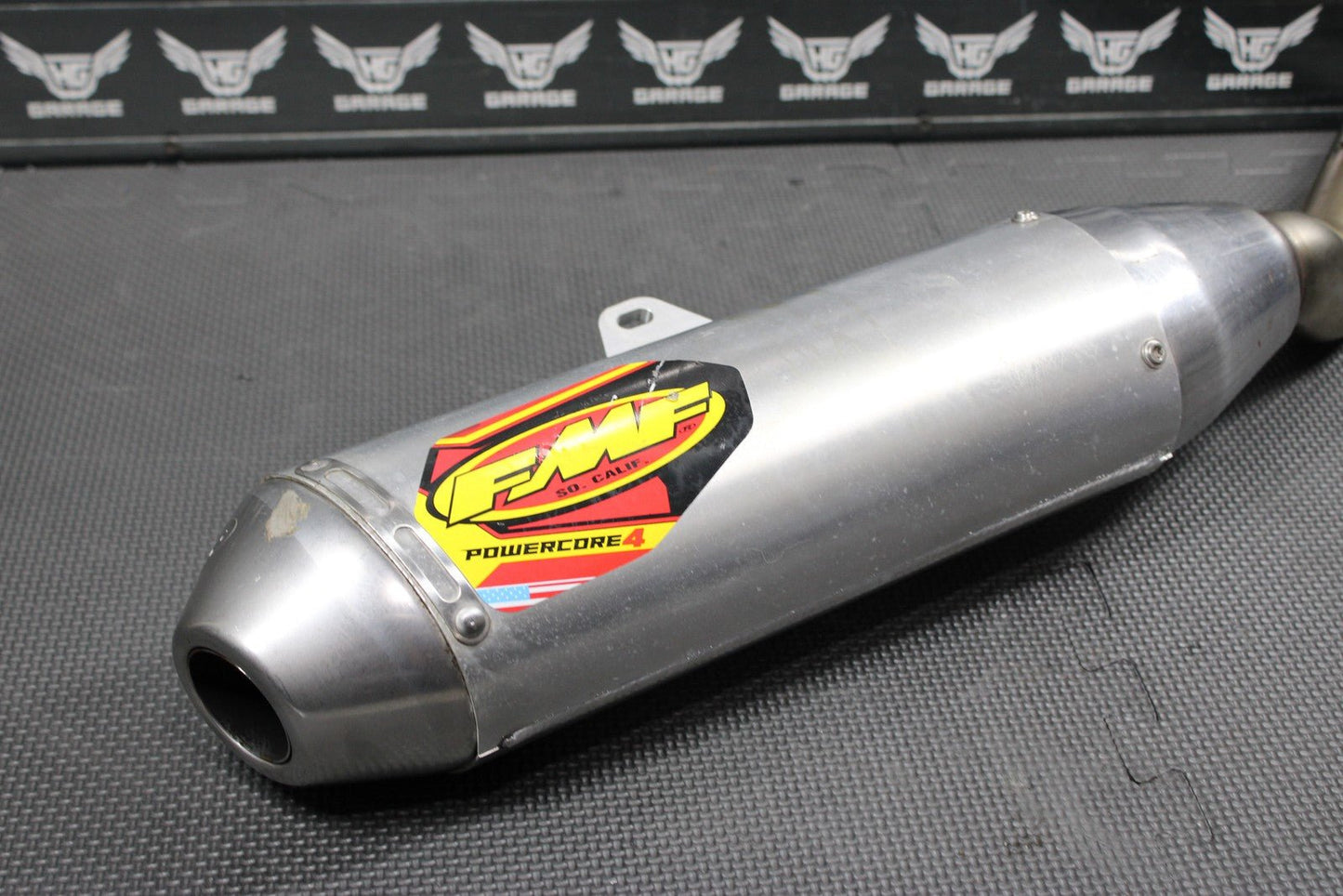 2007 HONDA CRF450R FMF POWERCORE 4 SLIPON PIPE W/ MEGABOMB TITANIUM HEADER PIPE - hggarage