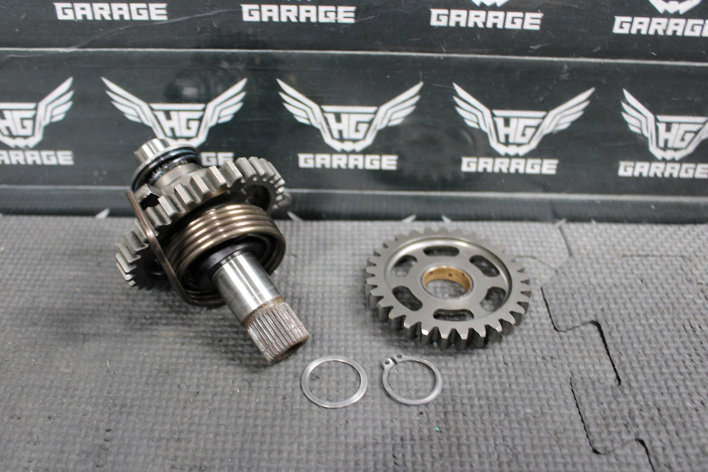 2007 YAMAHA WR450F YZ450F YZ450FX OEM KICKSTART KICK START SHAFT W IDLER GEAR - hggarage