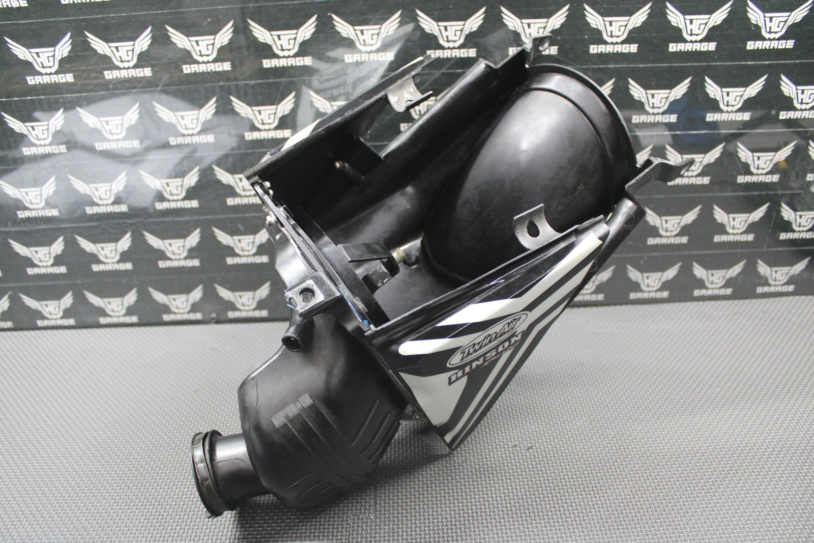 2008 HONDA CRF250R OEM AIRBOX AIR CLEANER FILTER BOX CASE INTAKE BOOT NICE! - hggarage
