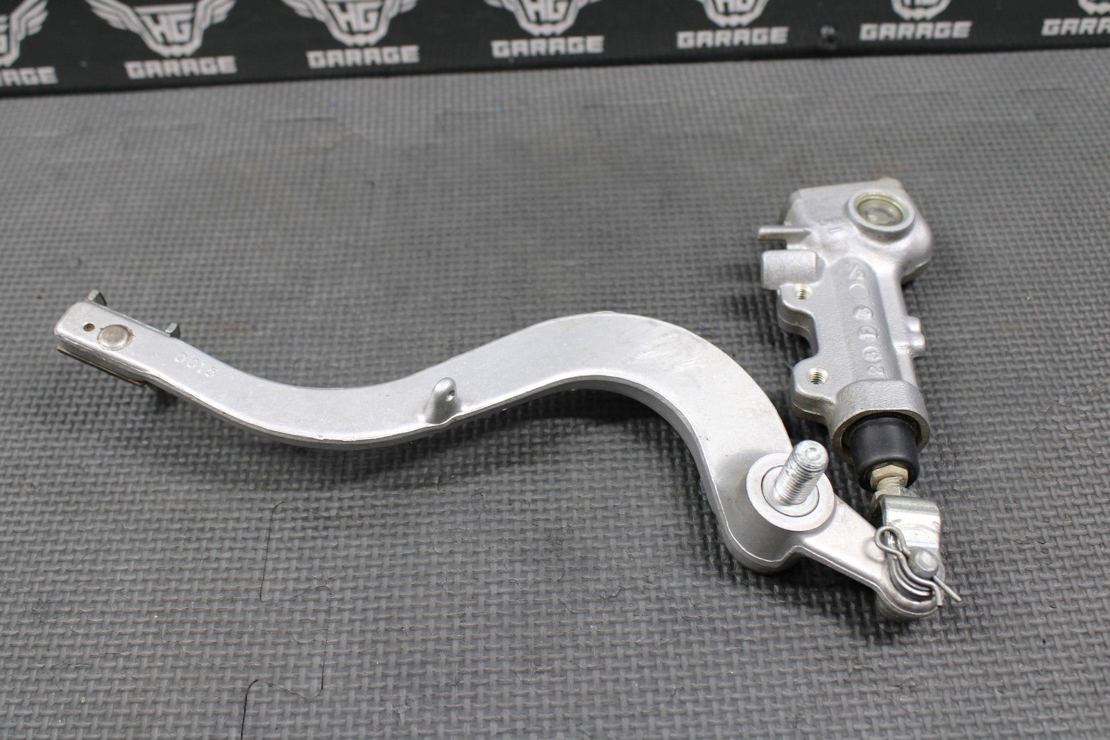 2014 KAWASAKI 10 - 18 KX250F OEM NISSIN REAR BACK BRAKE MASTER CYLINDER & LEVER - hggarage