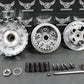 2010 09 - 13 YAMAHA YZ250F OEM CLUTCH W BASKET HUB PRESSURE PLATE 5XC - 16150 - 10 - 00 - hggarage